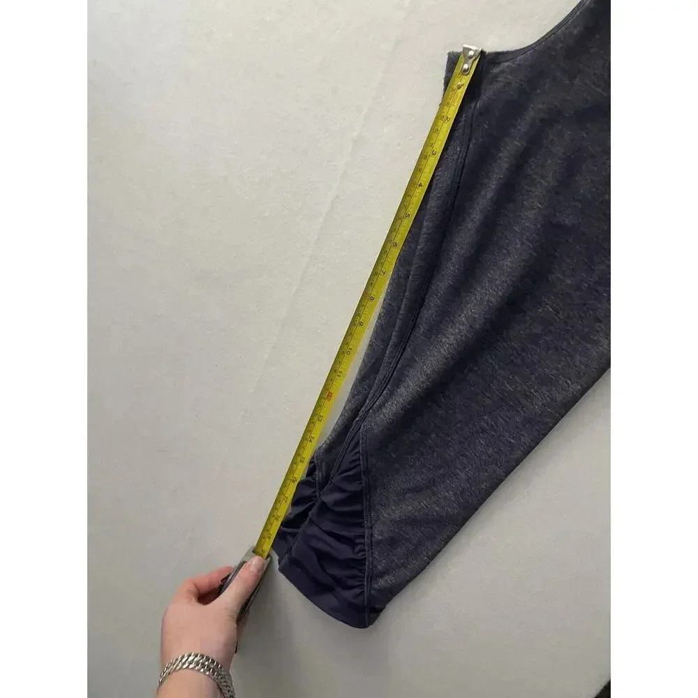 Lululemon Leggings Women’s Size 4 Cadet Blue Heather‎ Crop Embrace Scrunch